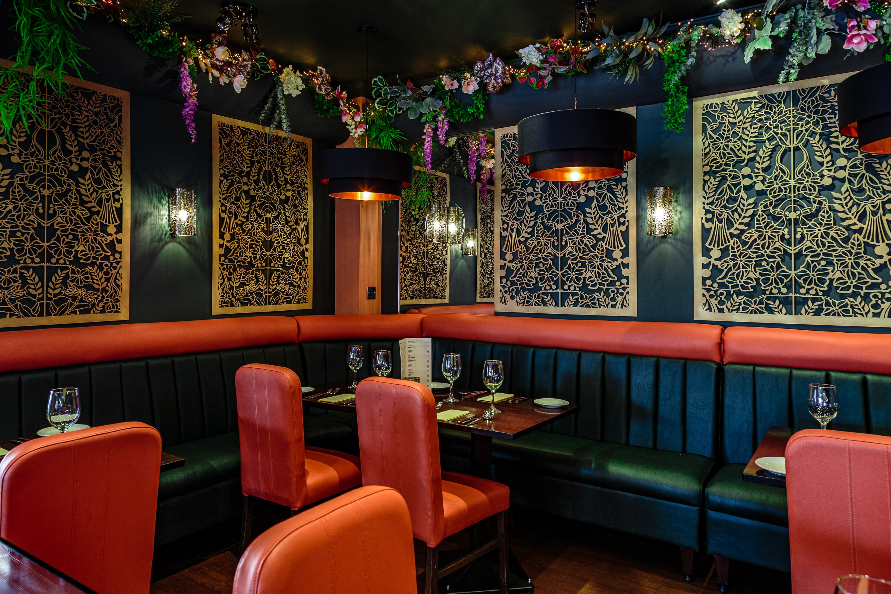 Interior dining space